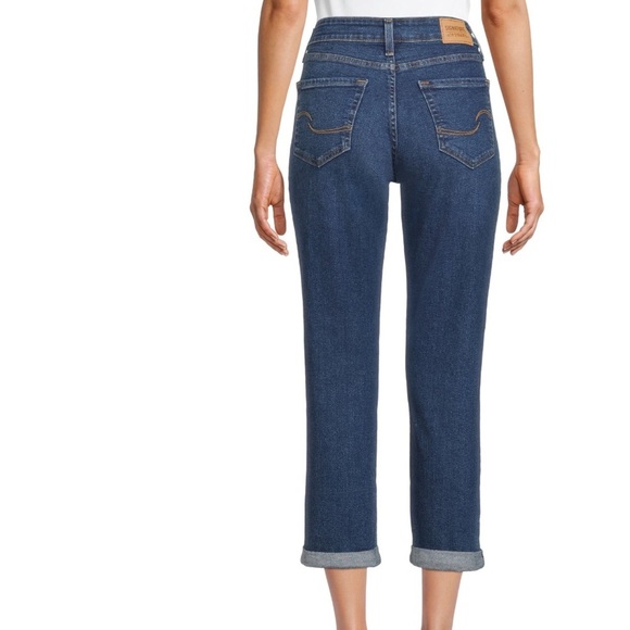 LEVIS Signature by Levi Strauss & Co Women's Mid Rise Slim Fit Boyfriend Jeans - Picture 2 of 5